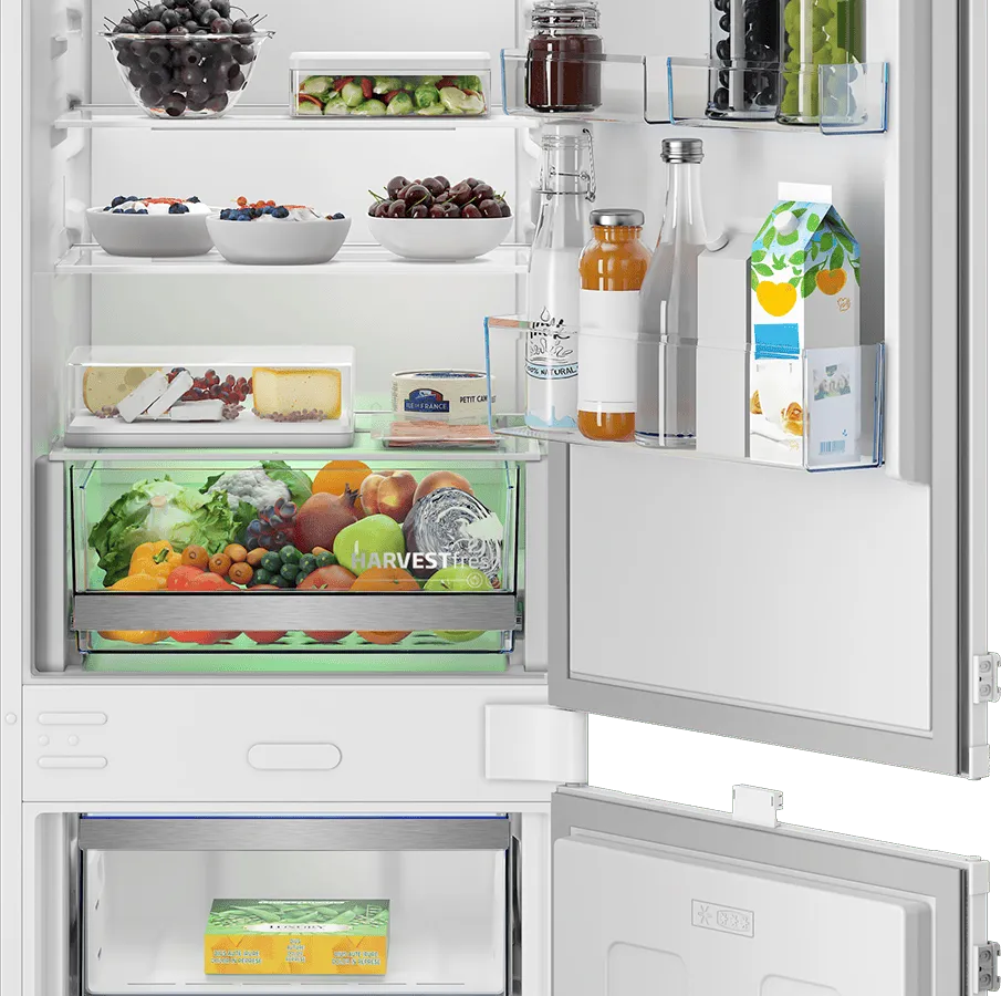 Combină frigorifică Beko B3BCNA324HS — vedere frontală